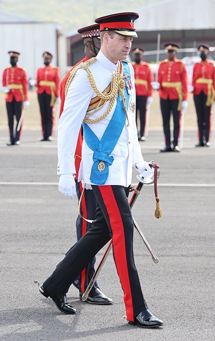 prince william walking parade