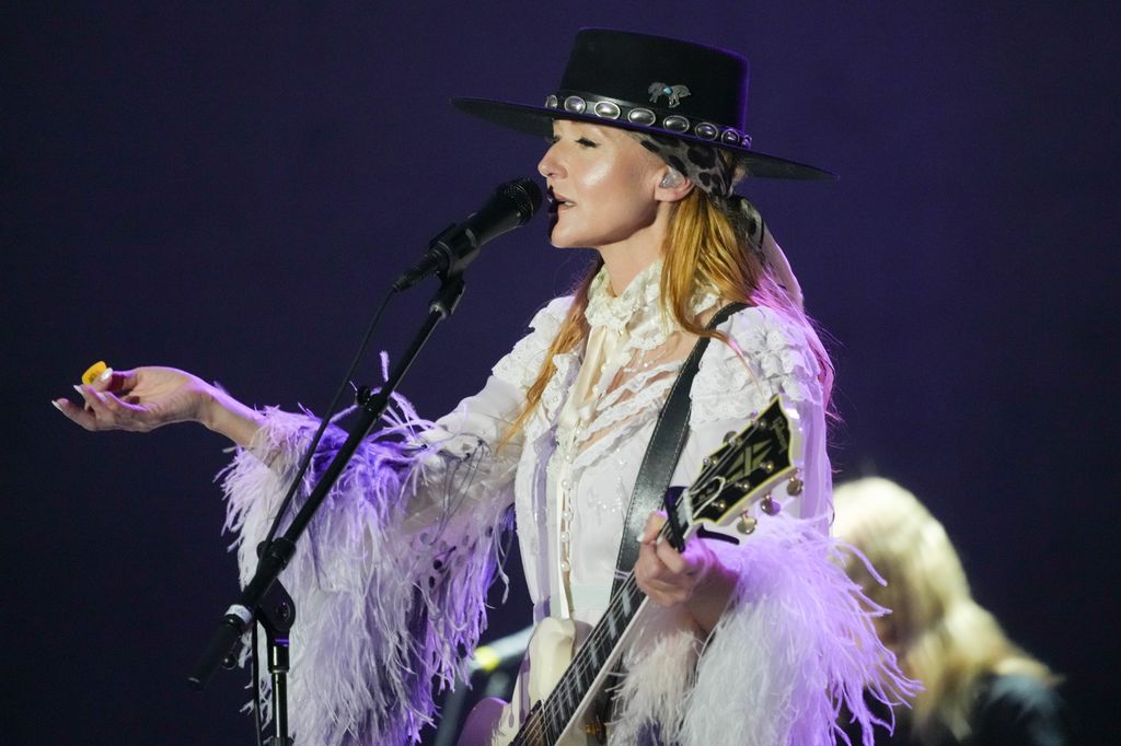 Jewel performs in concert at the Moody Amphitheater in 2024