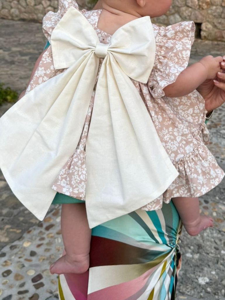 Palma's party dress was a bespoke creation