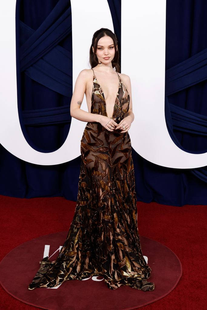 Dove Cameron attended the 2025 Glamour Women Of The Year Awards at The Plaza Hotel in gown