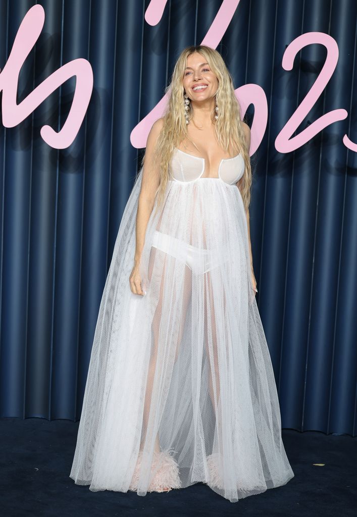 Sienna Miller attends The Fashion Awards 2025 presented by Pandora at the Royal Albert Hall on December 01, 2025 in London, England