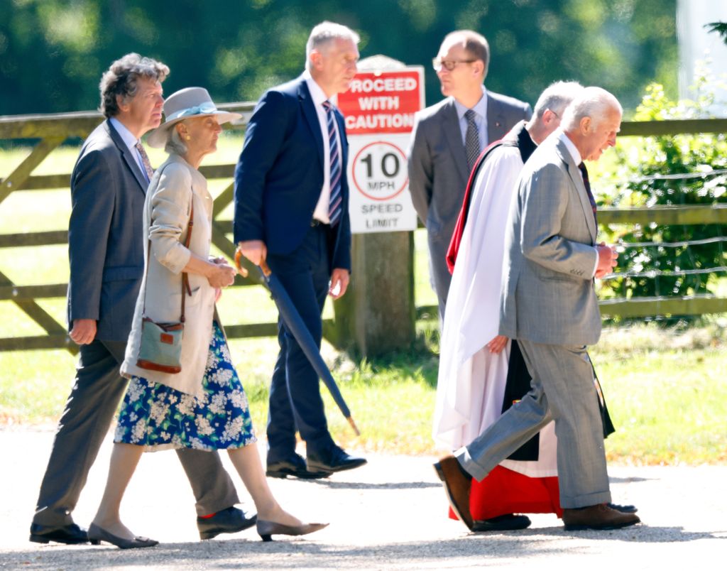 King Charles attended church without Queen Camilla