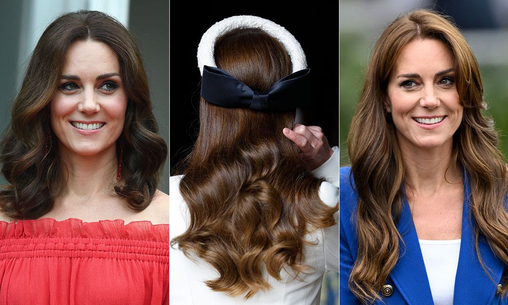 Princess Kate's hair evolution 