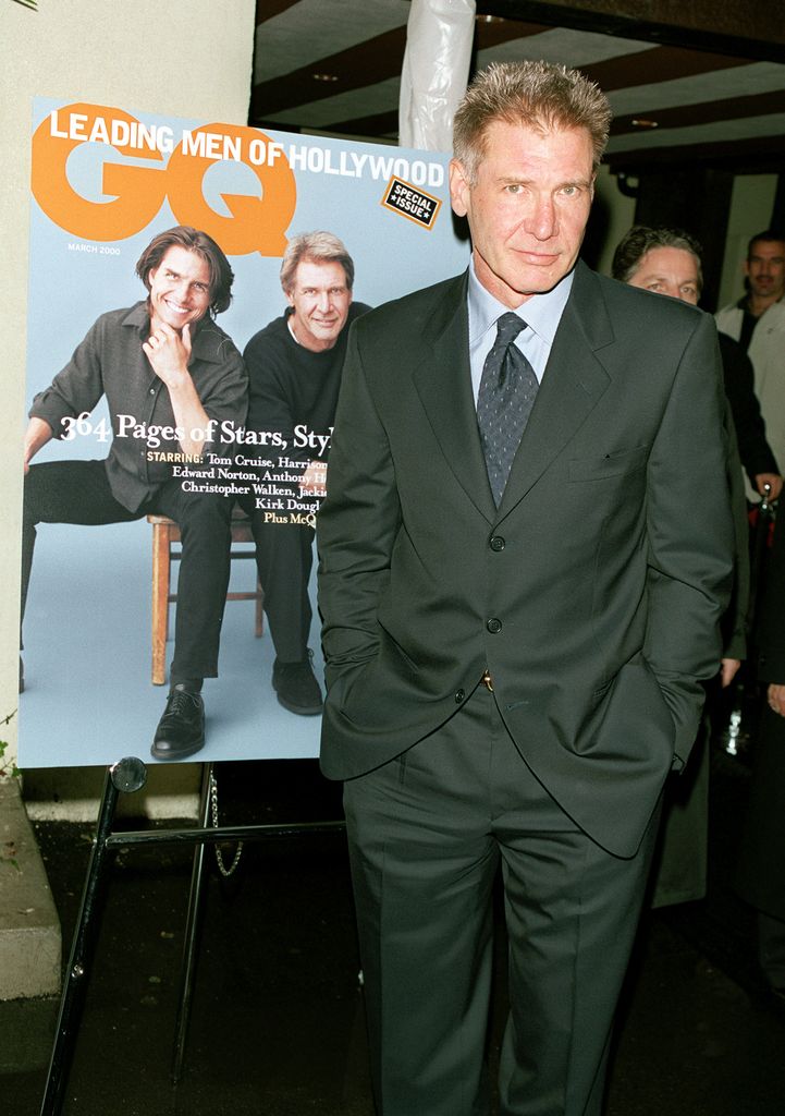 Harrison Ford at the GQ Magazine party in Hollywood, 2000