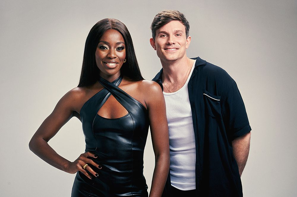 AJ Odudu and Will Best pose as the new Big Brother presenters for ITV