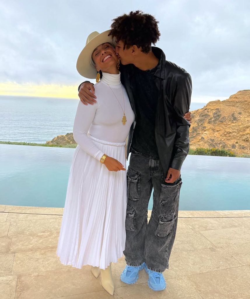 Alicia Keys et Egypte lors de leur «soirée de rendez-vous maman-fils"