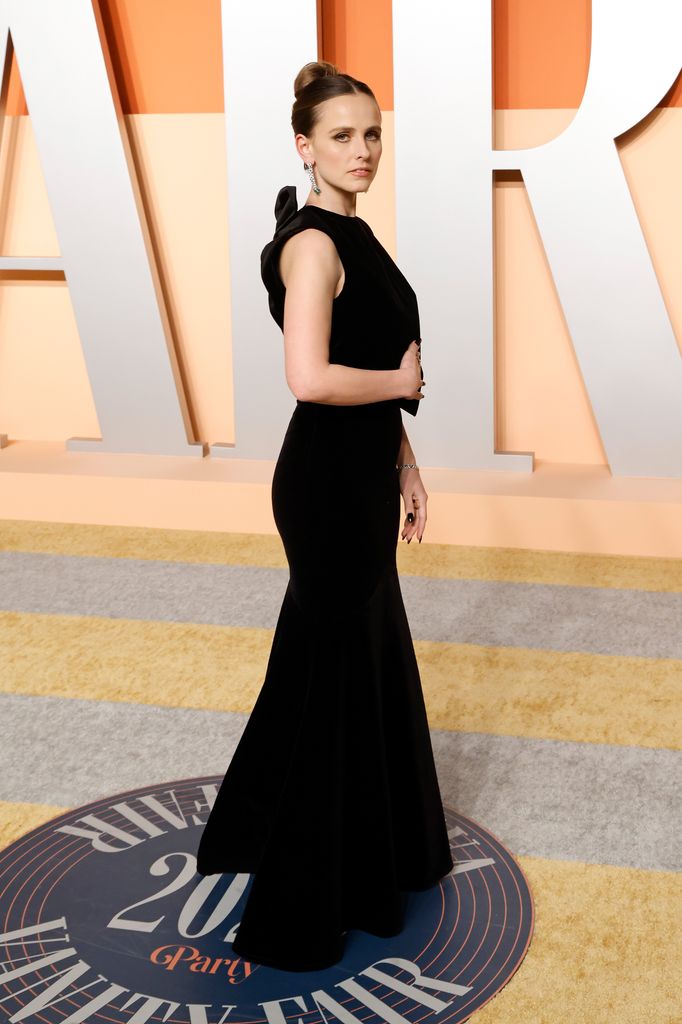Pauline Chalamet at the 2025 Vanity Fair Oscar Party 