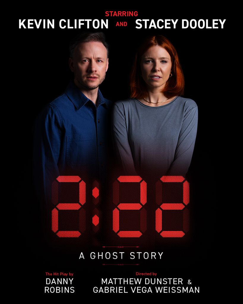 Stacey Dooley and Kevin Clifton 2:22 A Ghost Story tour poster