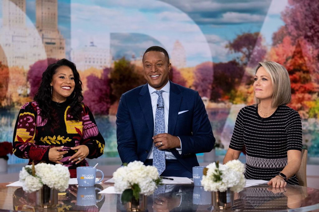 Dylan Dreyer sitting in the Today studios 