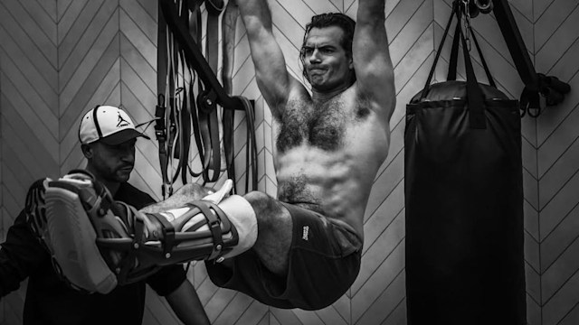 Henry Cavill reveals leg injury and ripped physique as he trains for  Highlander reboot | HELLO!