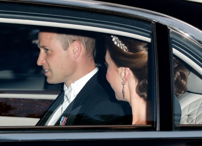 prince william and kate middleton in car