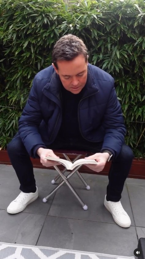 Stephen Mulhern in his garden