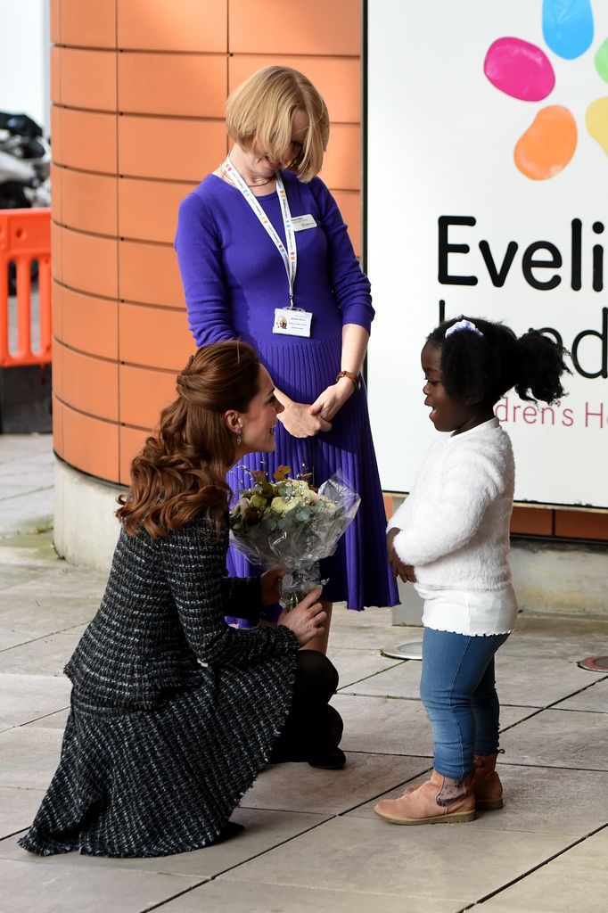 In the same year, the Princess visited a workshop run by the National Portrait Gallery's Hospital Programme at Evelina Children's Hospital 