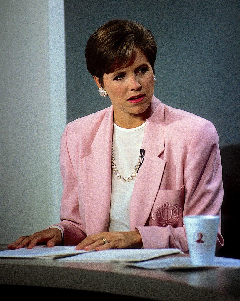 Washington, DC. 6-15-1991 Katie Couric of NBC's "Today Show" in the studio Credit: Mark Reinstein