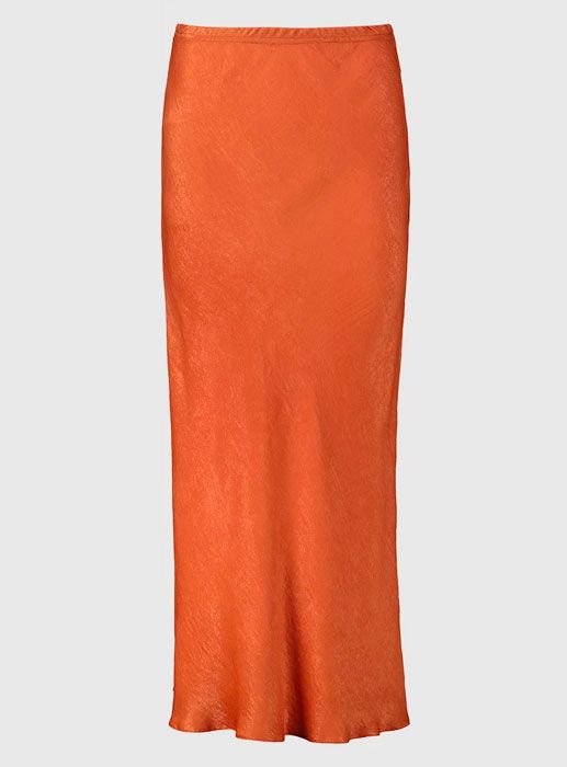 sainsburys orange skirt