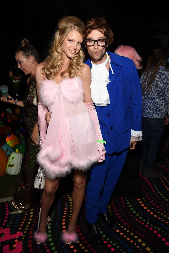 Abby Champion and Patrick Schwarzenegger attend the 2019 Casamigos Halloween Party 