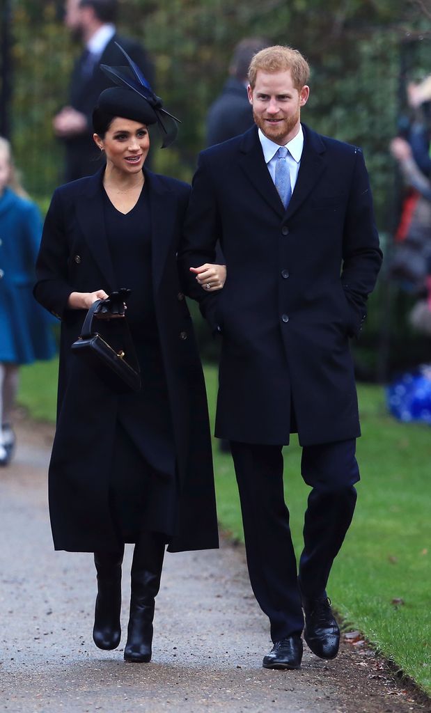 Meghan wore a Victoria Beckham outfit on Christmas Day in 2018