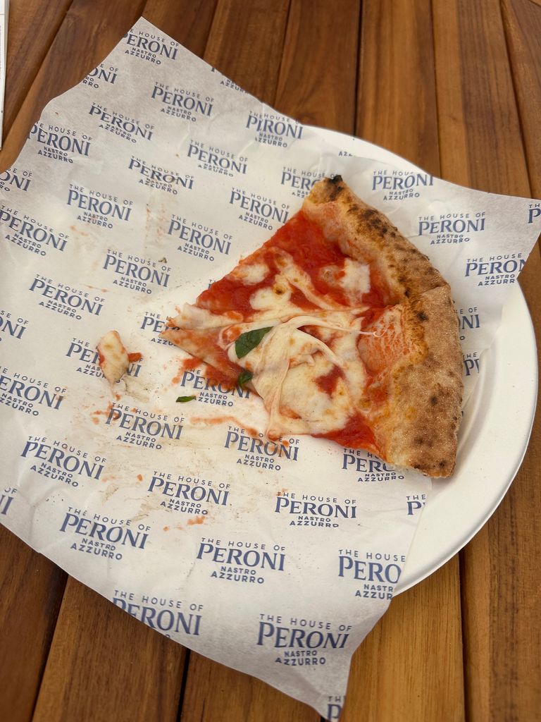 pizza on a plate