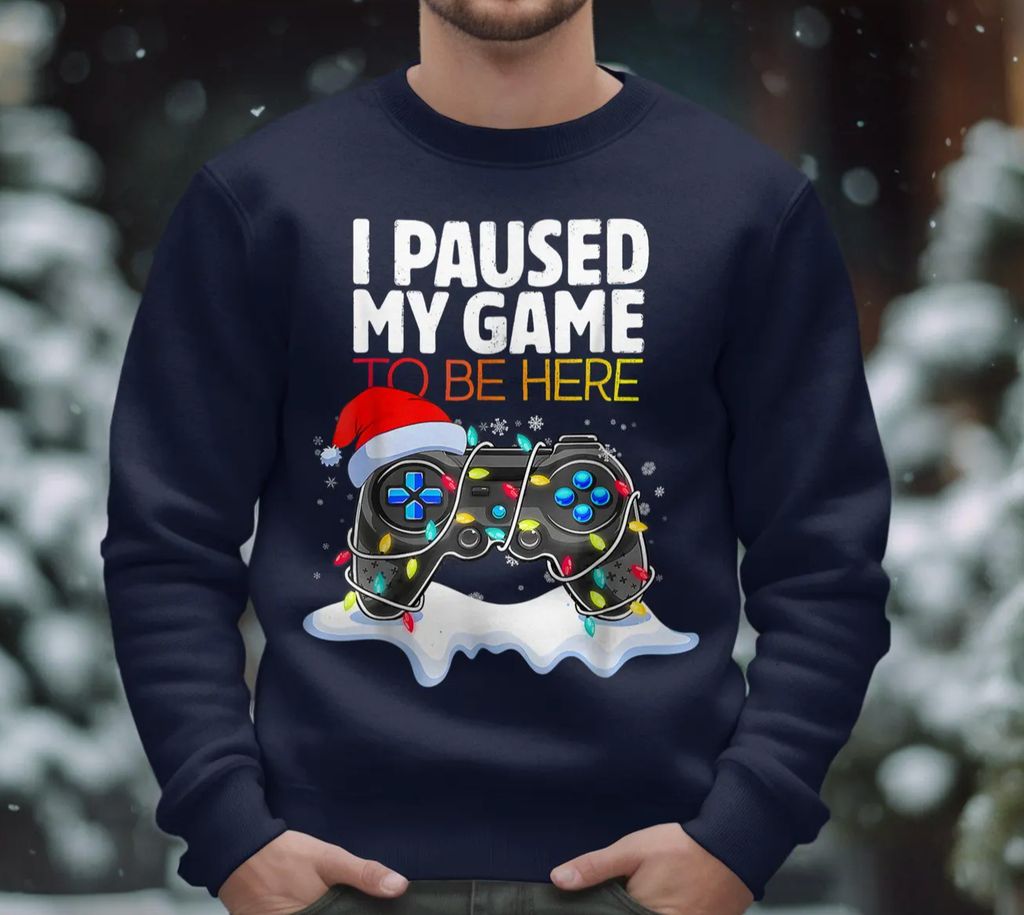Gamer christmas jumper for men