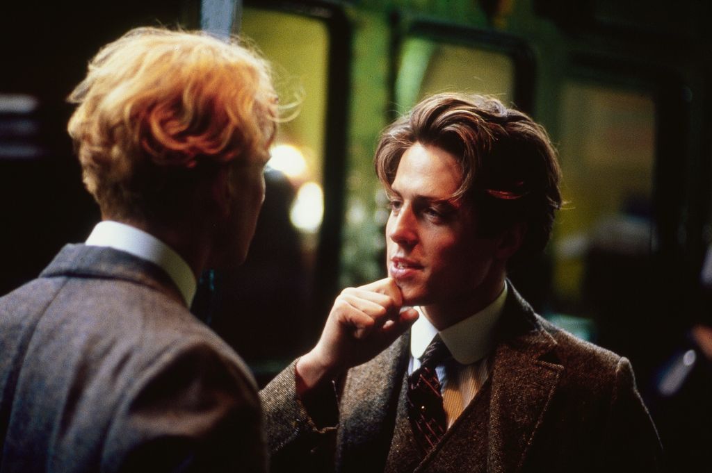 Hugh reflected on his role in Merchant Ivory's film, Maurice, alongside James Wilby