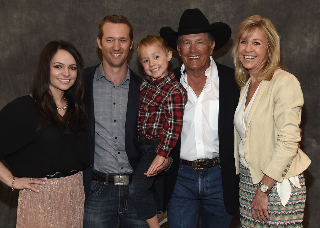 Tamara Strait, Bubba Strait, Harvey Strait, George Strait and Norma Strait in 2018

