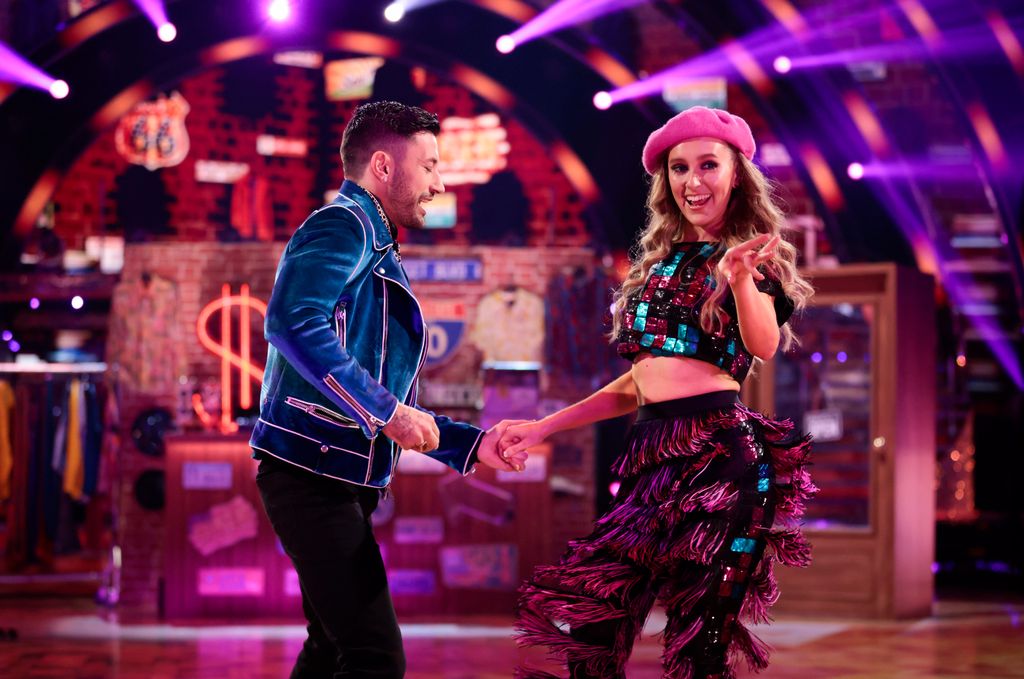 Giovanni and Rose dancing on Strictly 2021
