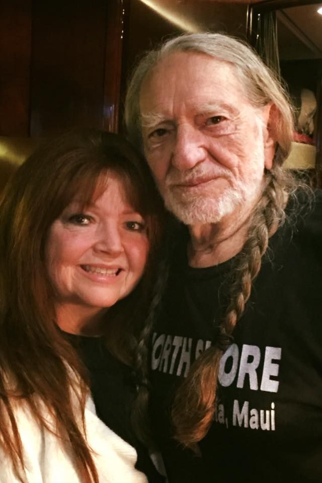 Willie Nelson with his late daughter Renee