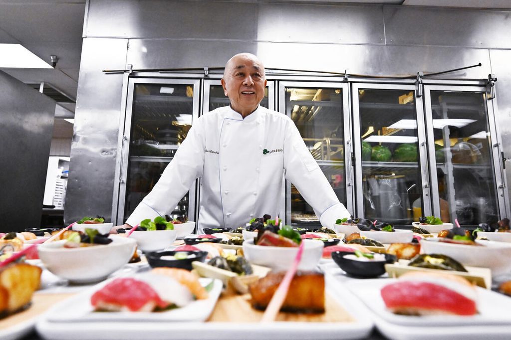 Nobu Matsuhisa at the Golden Globe Awards Nominations' Media Preview 