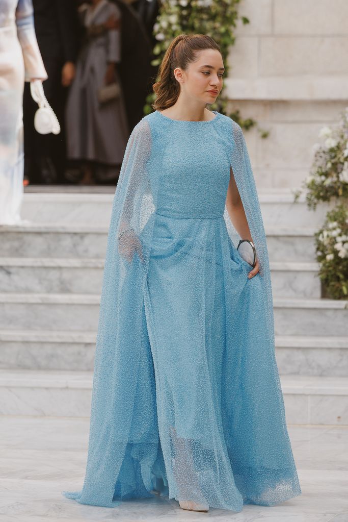  Princess Jalila Bint Ali of Jordan sparkled in blue