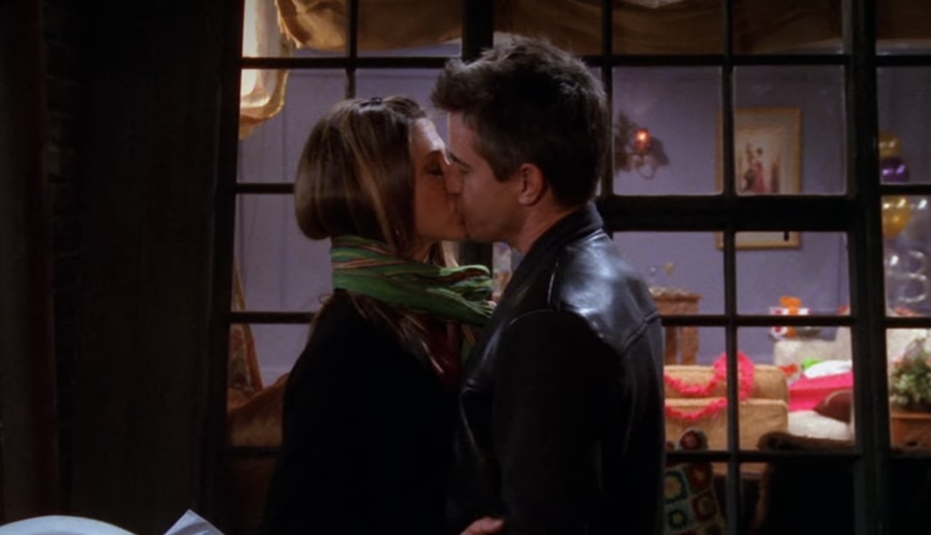 Jennifer Aniston and Dermot Mulroney on Friends