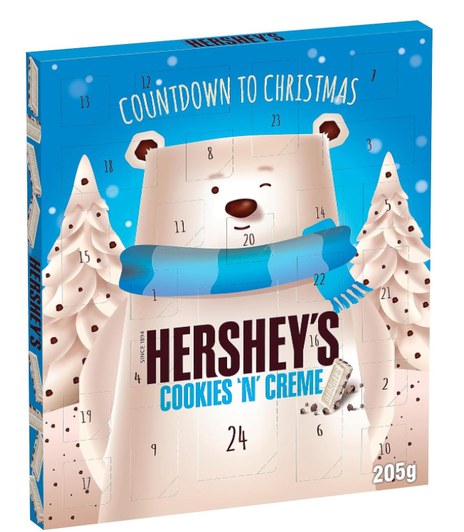 hersheys chocolate advent calendar 