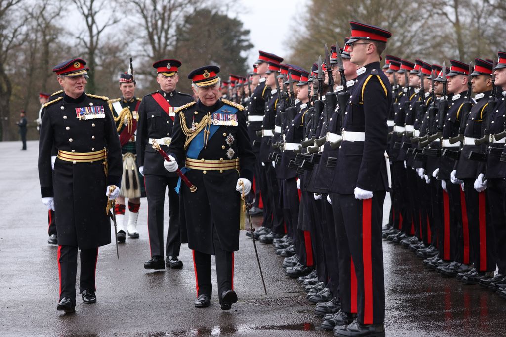 King Charles referenced his sons' time at Sandhurst