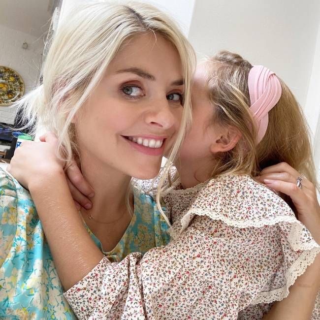 holly willoughby daughter belle rare photo
