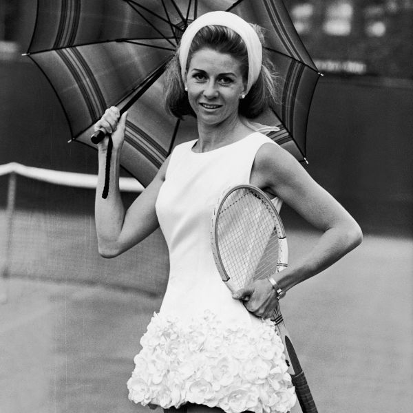Lea Pericoli at Wimbledon in 1965