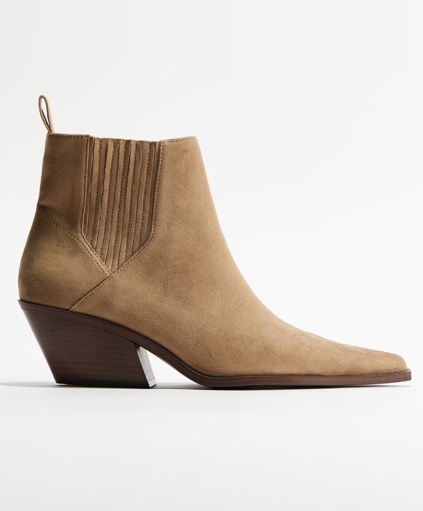 H&M Tan Cowboy Boots