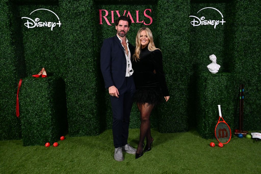 couple posing at gala screening