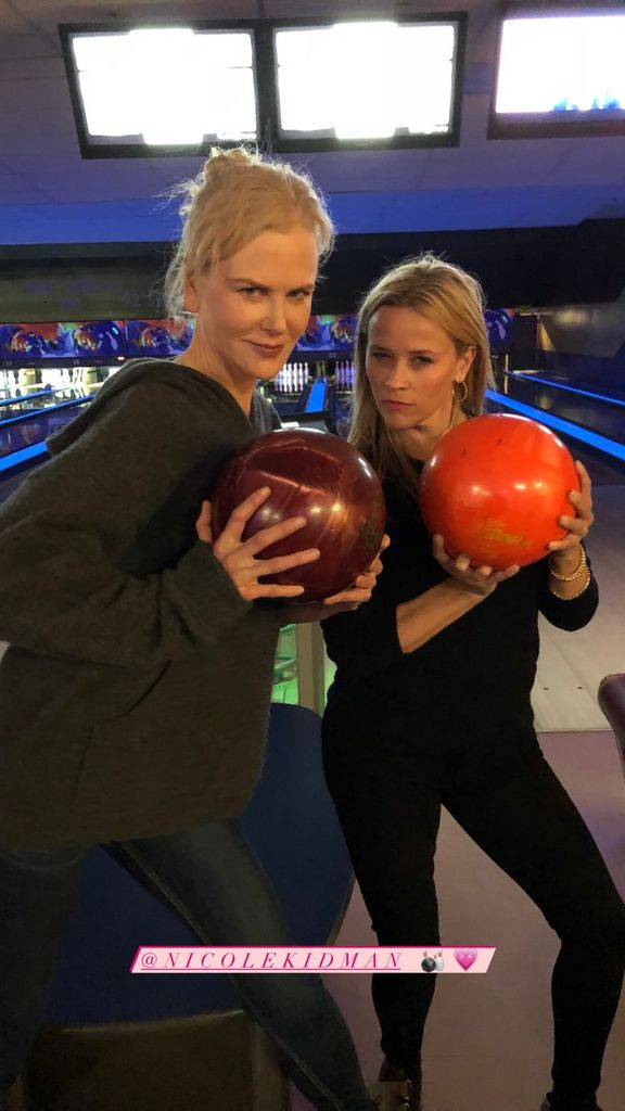 Nicole Kidman was pictured bowling with Reese Witherspoon in a birthday tribute post 