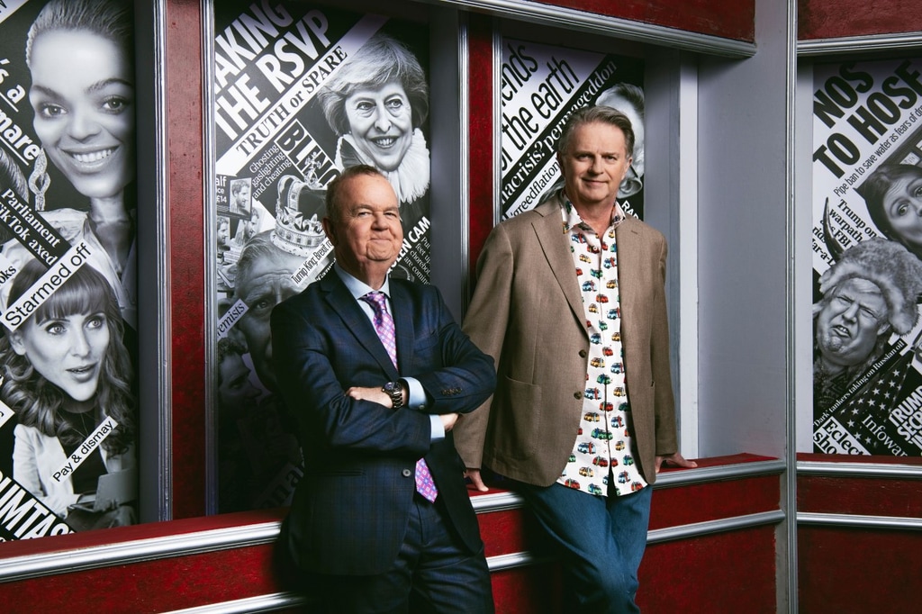 Ian Hislop and Paul Merton are team captains on Have I Got News For You