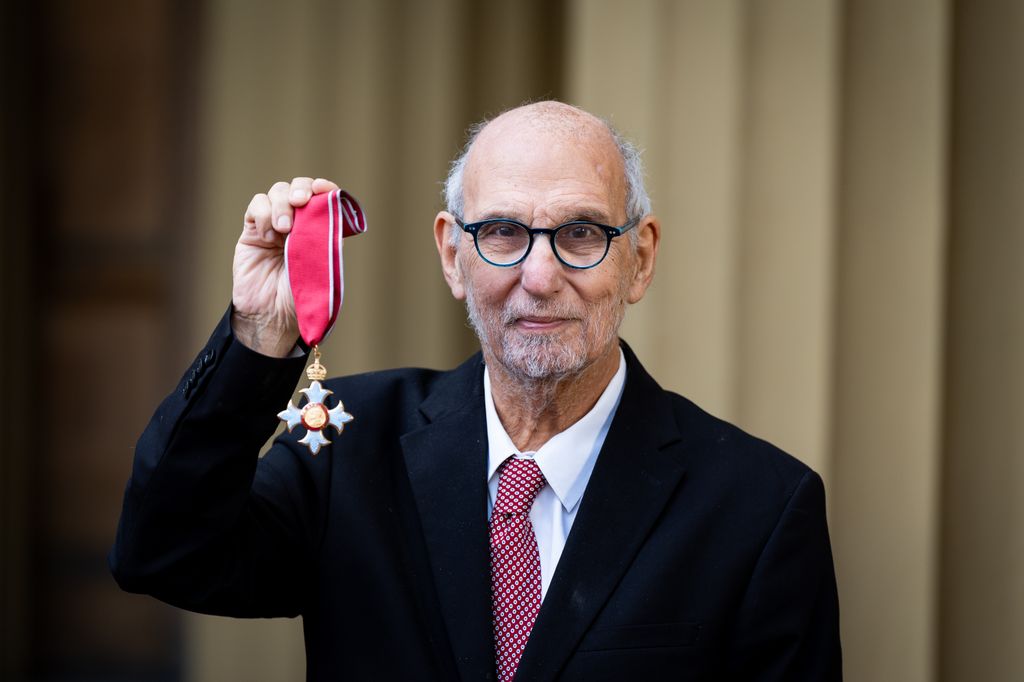 LONDON, ENGLAND - DECEMBER 18: Alan Yentob Broadcaster and Television Executive after being made a Commander of the Order of the British Empire at an Investiture ceremony at Buckingham Palace on December 18, 2024 in London, England. (Photo by Aaron Chown - WPA Pool/Getty Images)