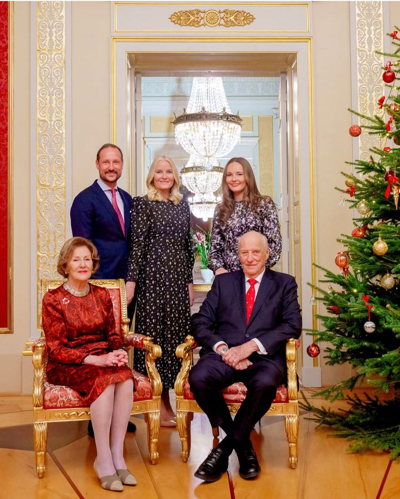 The Norwegian Royal Family's 2024 Christmas card