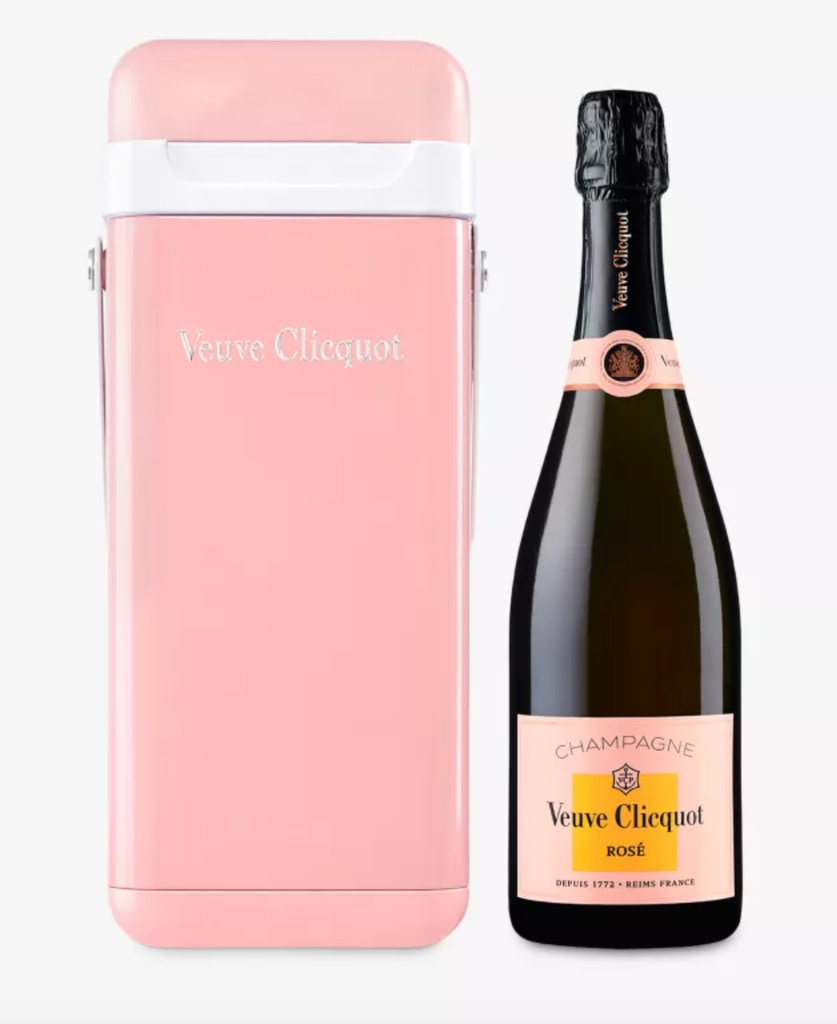 Veuve Clicquot Rose Champagne with Cooler