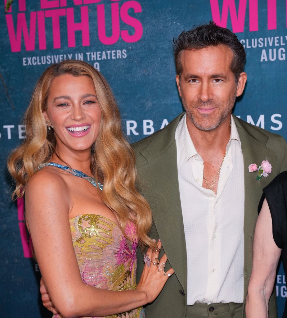 Blake Lively and Ryan Reynolds at the premiere in NYC