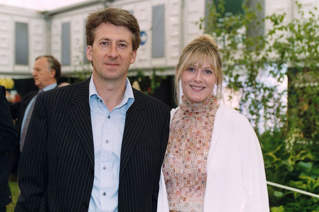 Peter Salmon and Sarah Lancashire at Chelsea Flower Show in 2003