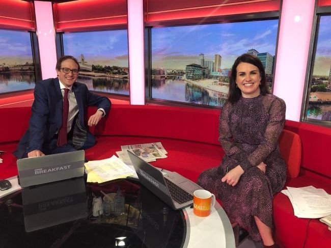 Nina Warhurst on BBC Breakfast