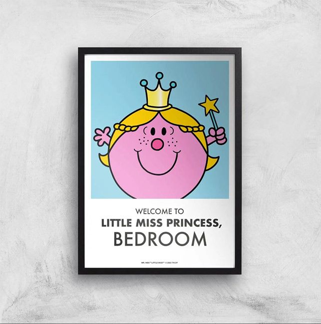 little miss princess print