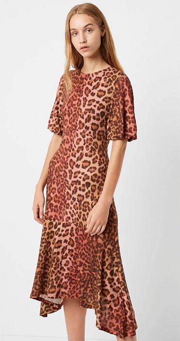 leopard print dress french connection