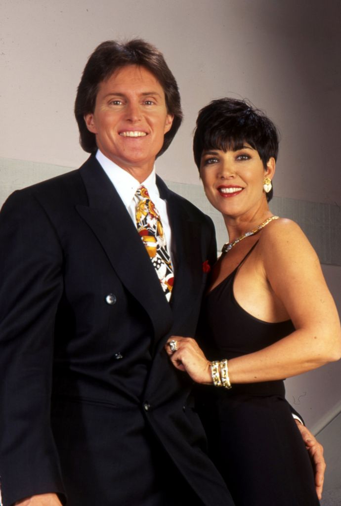 Kris and Bruce Jenner in 1991