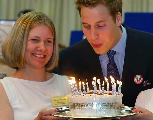 prince william white birthday cake