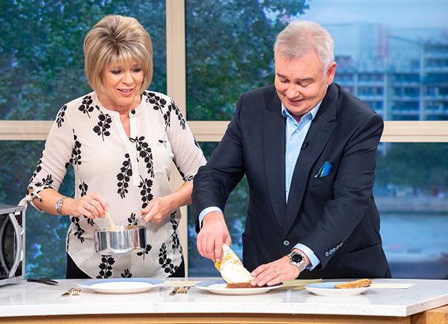 eamonn holmes and ruth langsford cooking on this morning