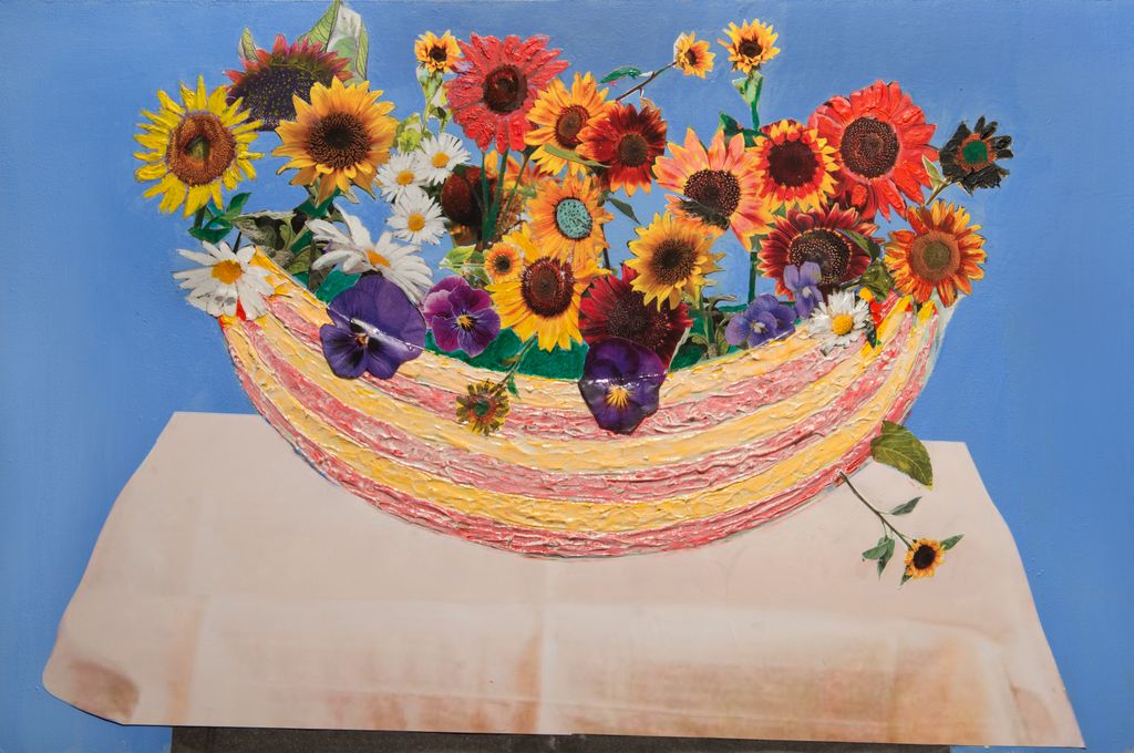  One of Joseph's beautiful paintings of sunflowers - Ukraine's national flower 